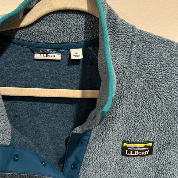 LL Bean-Women’s Tumbled Quarter Snap Pullover - Picture 7 of 7